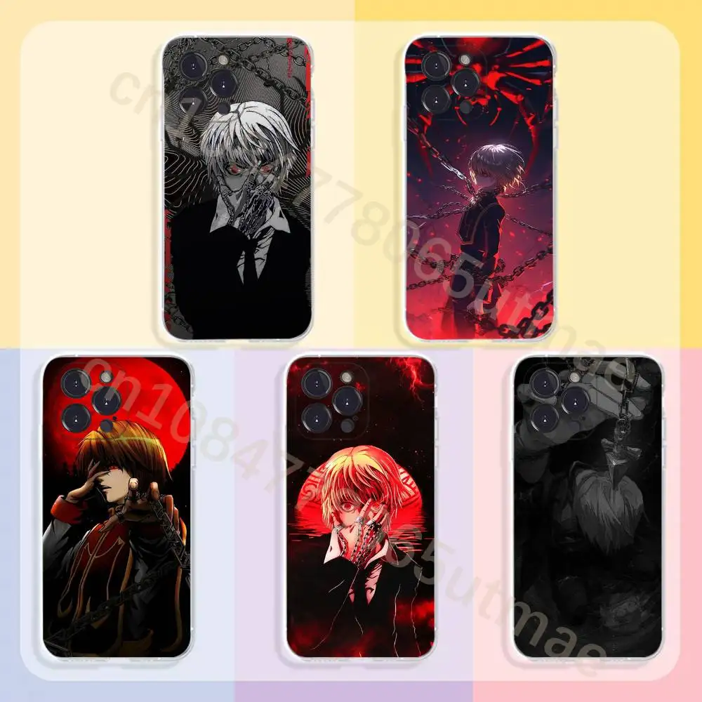 

HUNTER K-Kurapika Kurta Phone Cases For iPhone17,16,15,14,13,12,11,Pro,Max,Plus Luxury Camera Protection Plastic
