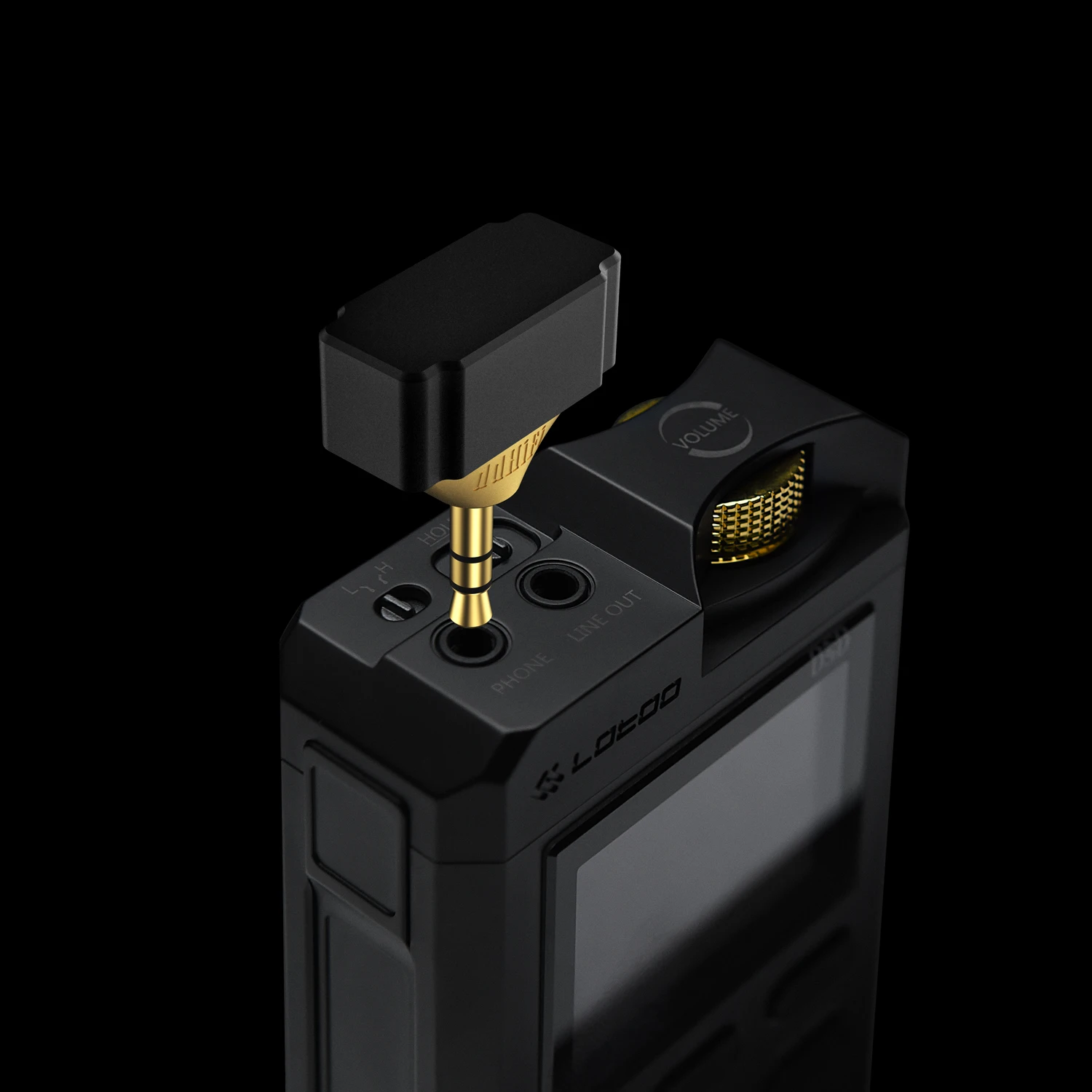 DD ddHiFi DJ44Gold 4.4mm ~ 3.5mm 어댑터 - 블랙 골드 에디션 | 하이파이 오디오 컨버터 | 펜타콘 소켓 | OCC(오씨씨) | 24K…