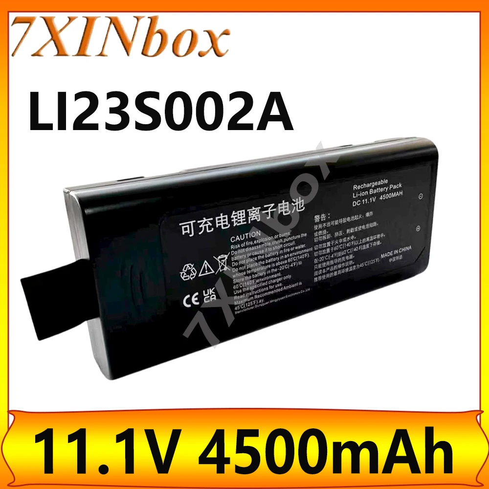 7XINbox LI23S002A 11.1V 4500mAh Replacement Battery For Mindray T5 T6 T8 Accutorr 3 7 Passport 8 12 MB583-3S3P 022-000008-00