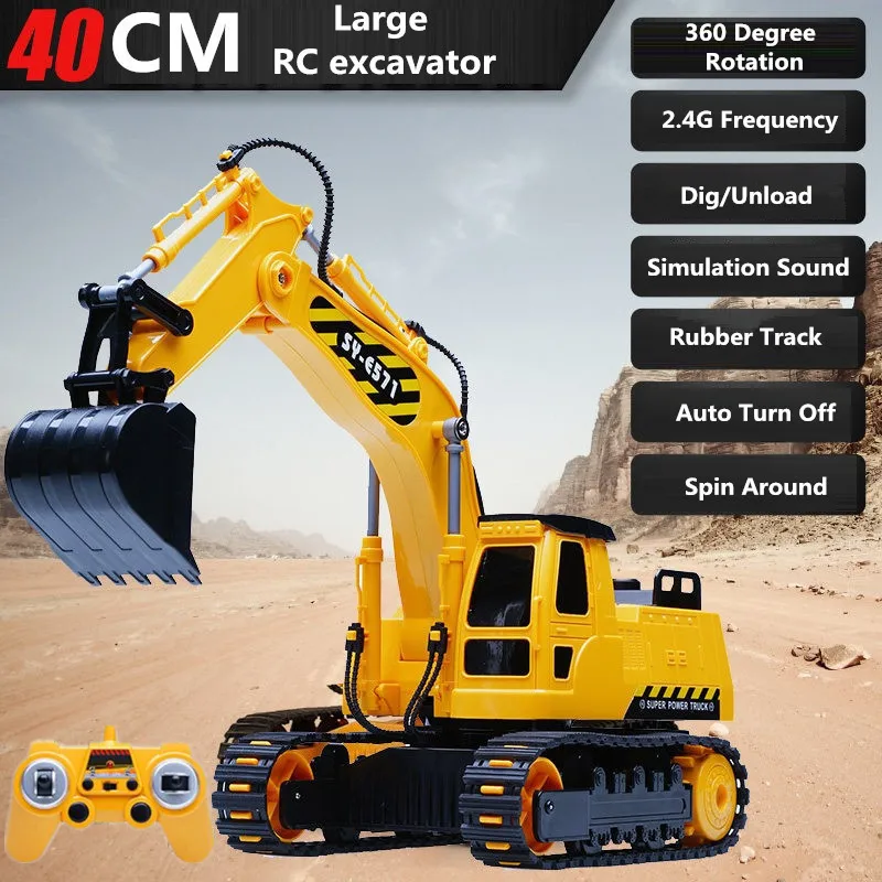 

Load Truck Large 2.4G RC Excavator Construction Vehicle Engineering Truck Toy Child Learning Toy Boy Kid Gift Loading Lifted