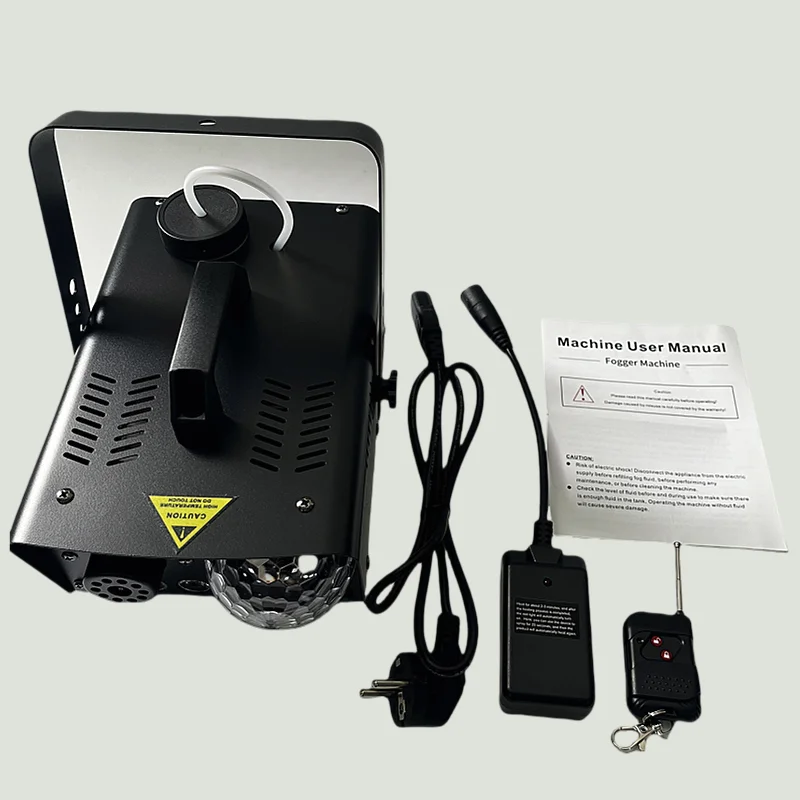 600W 3 RGB 6 LED Magic Ball Smoke Machine Remote Control Professional Special Effect Stage Fog Equipment for DJ Party Disco