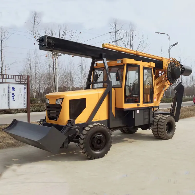 Auger Piling Pile Driver Drilling Depth 15 Meter Rotary Core Bore Water Well Drilling Rig Machine