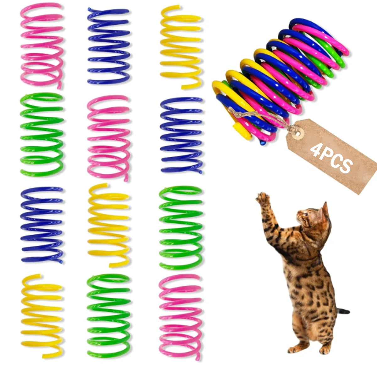 4 Pcs Cat Toys For …