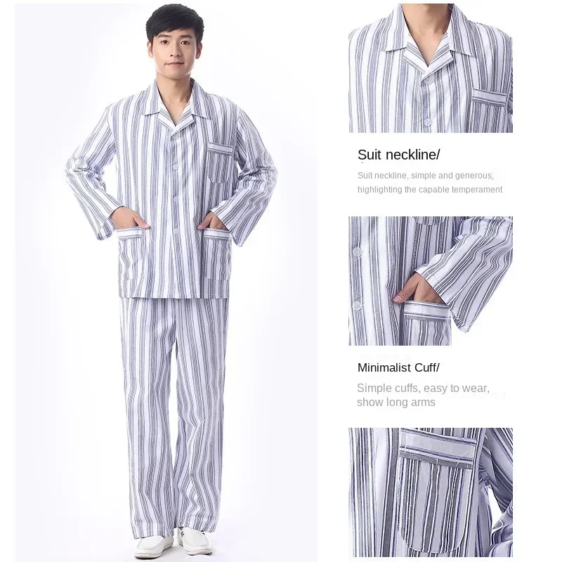 فساتين مستشفى قطنية للرجال والنساء ، زي موحد للمرضى ، بدلة بأكمام قصيرة ومنقسمة ، بأكمام طويلة ، بيع بالجملة