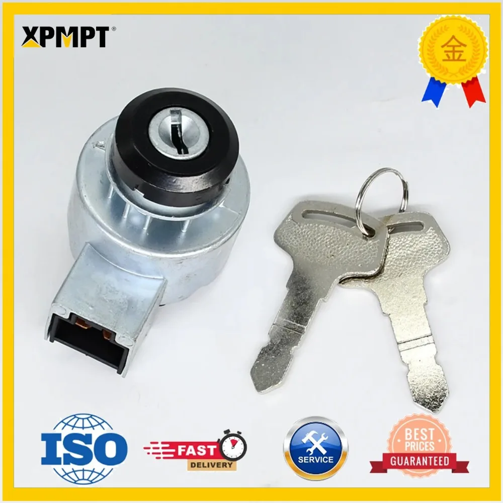 Ignition Switch with 2 keys 6C040-55410 6C040-55412 For Kubota Tractor B1121 B1161 Generator J112  J106