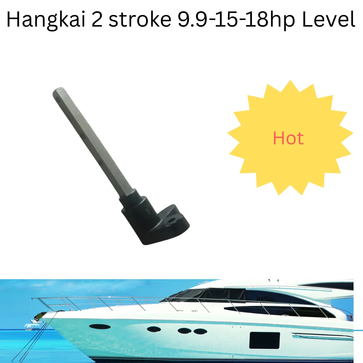 

Деталь 2-тактного подвесного мотора Hangkai, рычаг переключения передач, аксессуары для коромысла для лодочного двигателя 9,9-15-18 л.с.