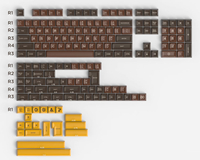 GMK Chocolatier 172 key ABS two-color molding keycap SA height keycaps