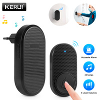 KERUI Wireless Doorbell Home Welcome Doorbell Waterproof Remote Button Smart Door Bell Chime EU UK US Plug Optional