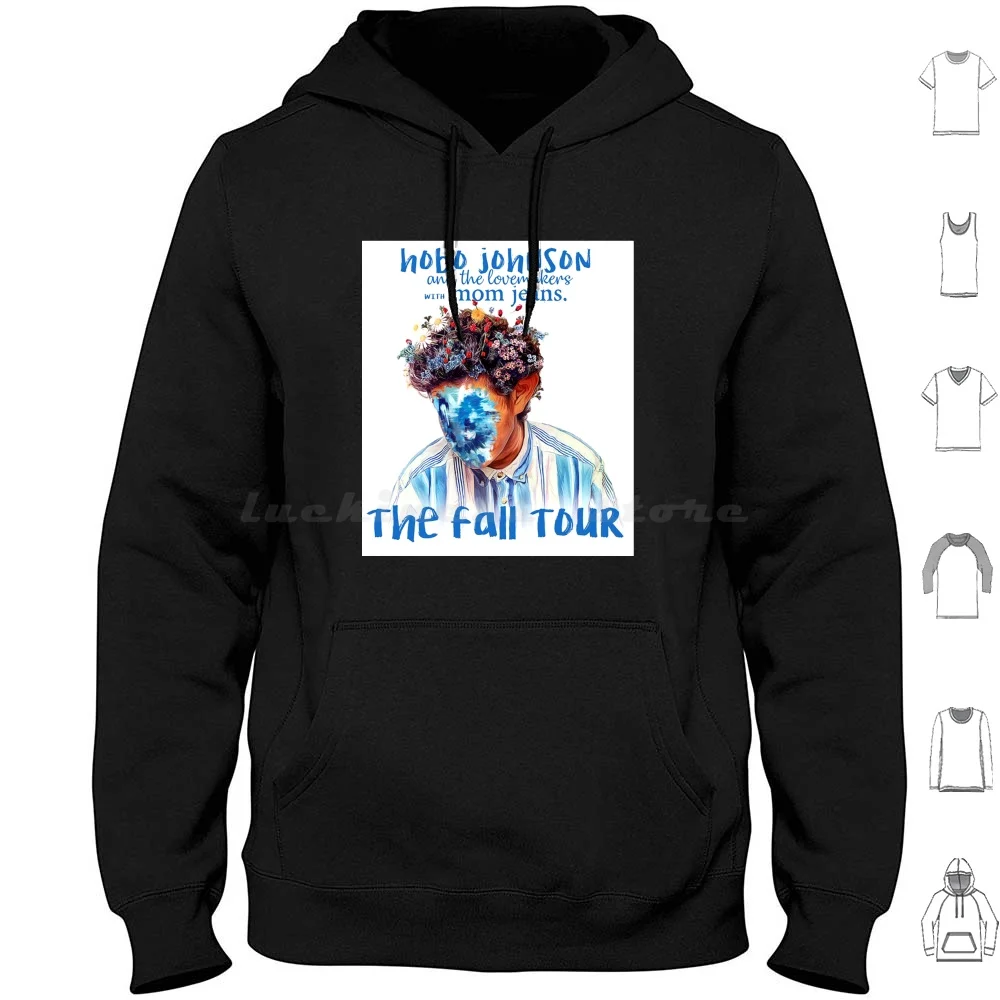 

Толстовка Fourbos Hobo Show Johnson Tour 2021, хлопковая толстовка с длинными рукавами Fourbos Hobo Show Johnson Tour 2021