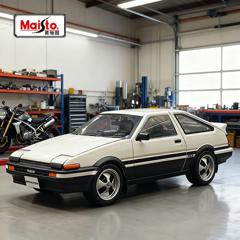 

Maisto 1:24 Toyota AE86 Sprinter Trueno Alloy Car Diecasts & Toy Vehicles Car Model Miniature Scale Model Car For Children
