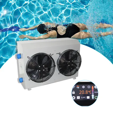 지상 수영장 35kw R32 58dB 저잡음을 위한 Rohs 수영장 열 펌프