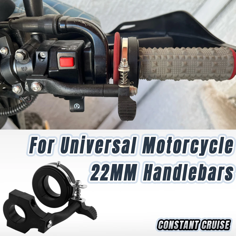

Motorcycle Universal Cruise Control Throttle Lock Assist For BMW Honda Yamaha suzuki Kawasaki Harley 7/8" HandleBar