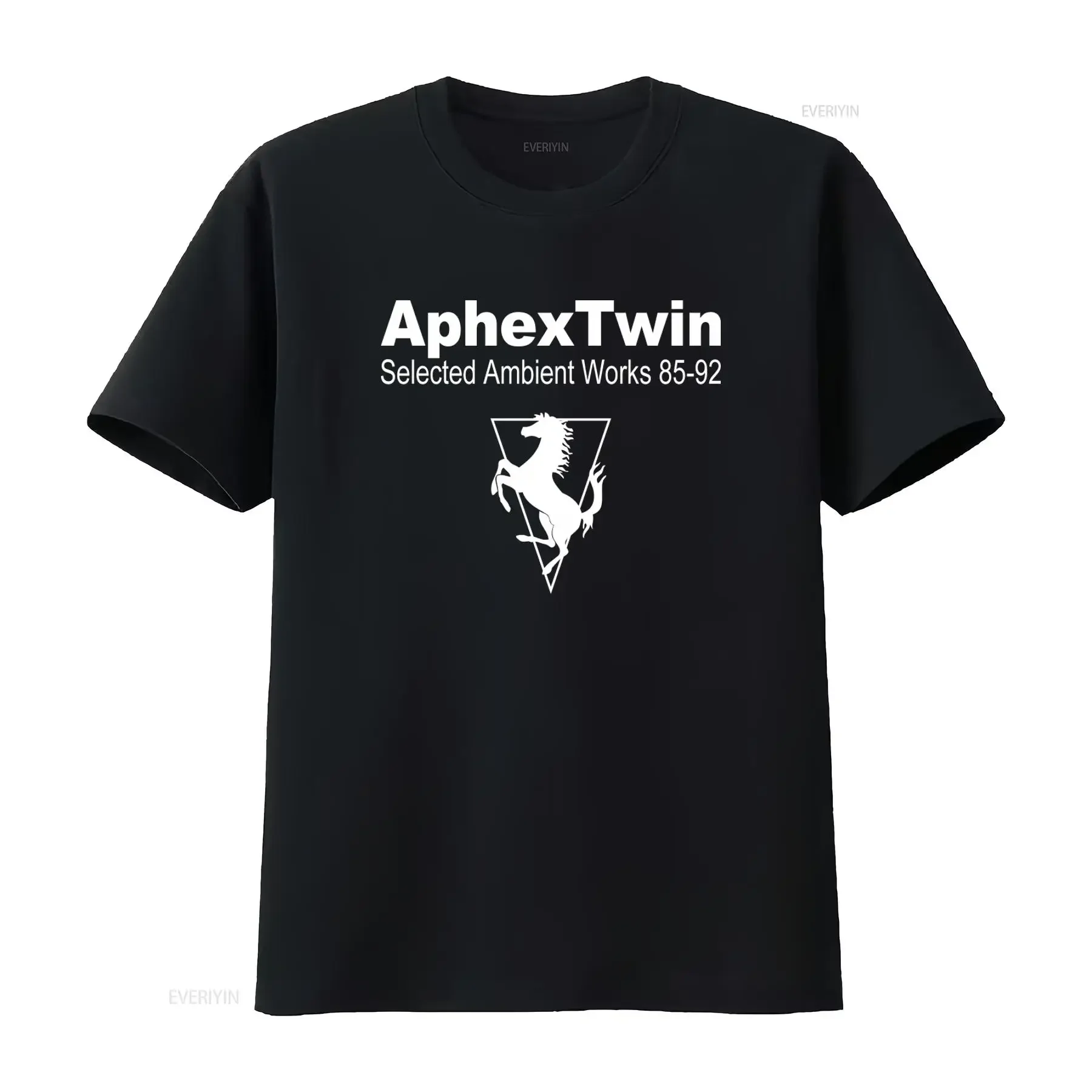 Aphex Twin Selected Ambient Works 85 92 Vintage Style Horse Print T Shirt Xl vintage Washed Breathable Versatile Stretched