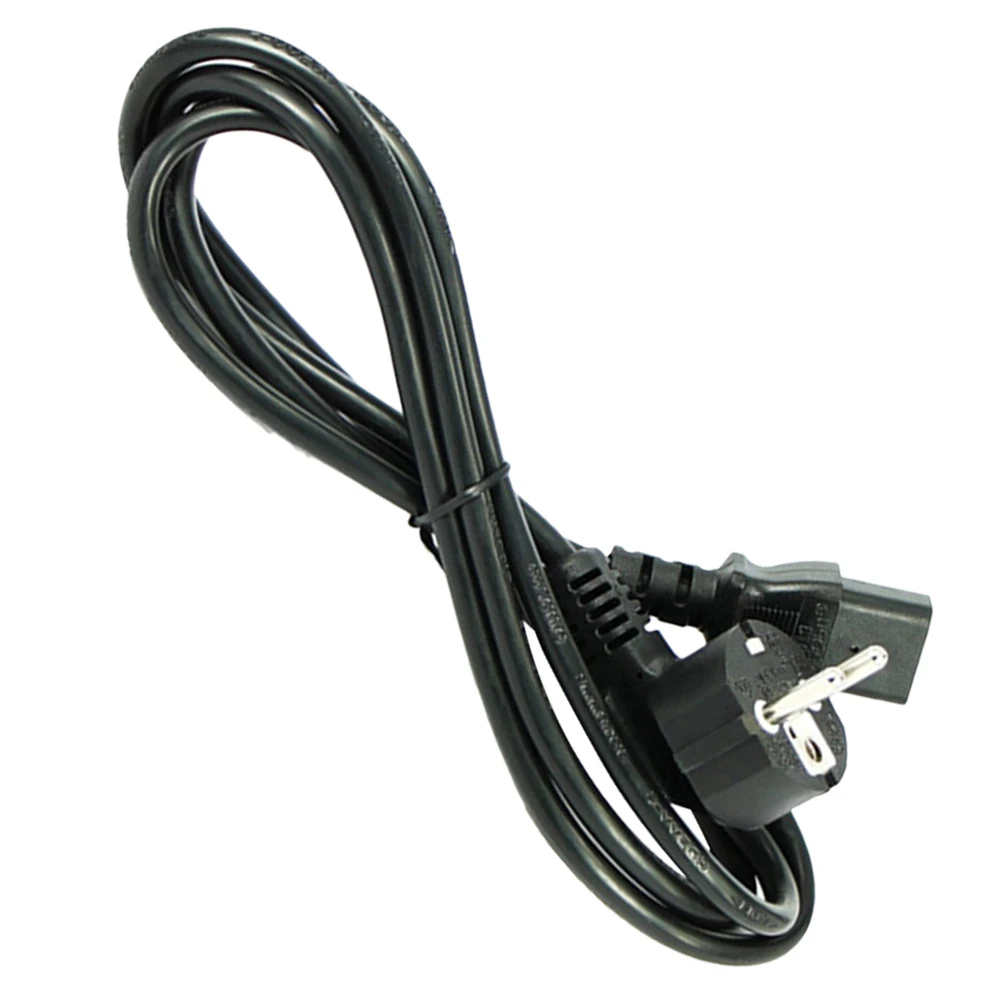 

Power Supply Cable 1 Meter Replacement for Various Devices 2 Pin Plug Cord High Temperature Resistance Safe for Daily Use