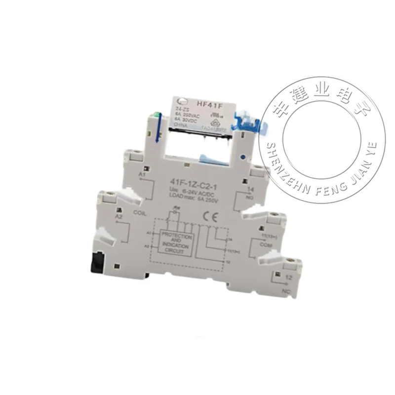 5PCS HF41F-ZS-ZST-5V/12V/24/5 PIN/6A BRAND NEW GENUINE HONGFA RELAY