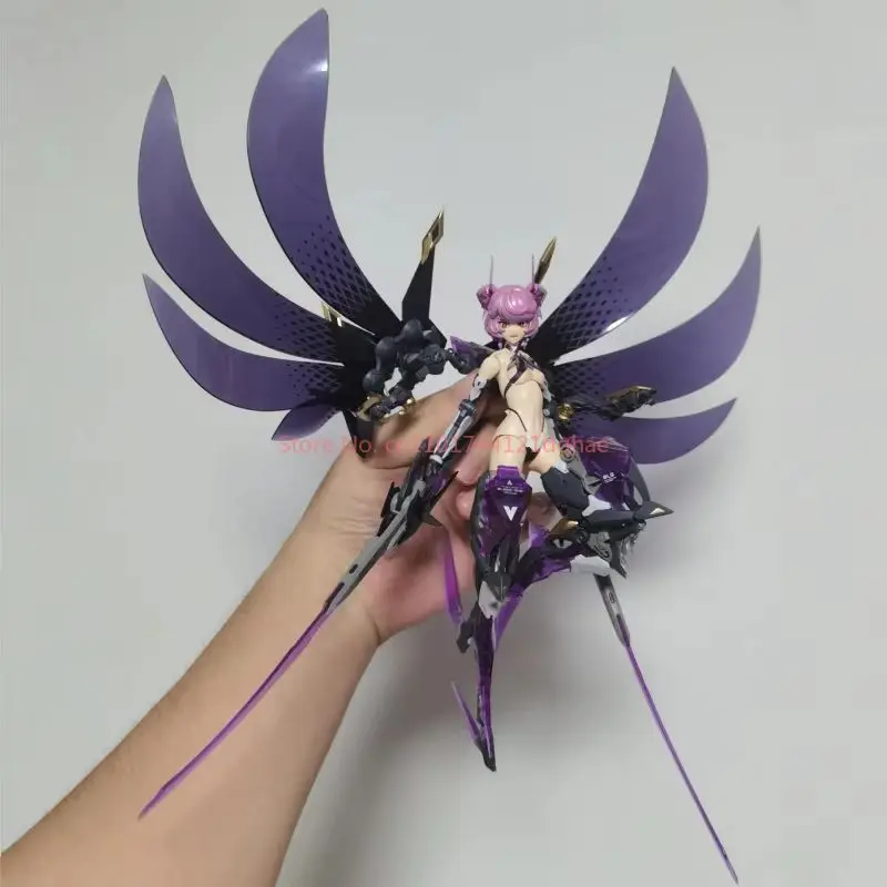 在庫あり 1/10 ロシャプロジェクト核クラフトスターフラワーブラックアイリスメカニカルガールアクションフィギュアポーズ可能なモデルキットコレクター用