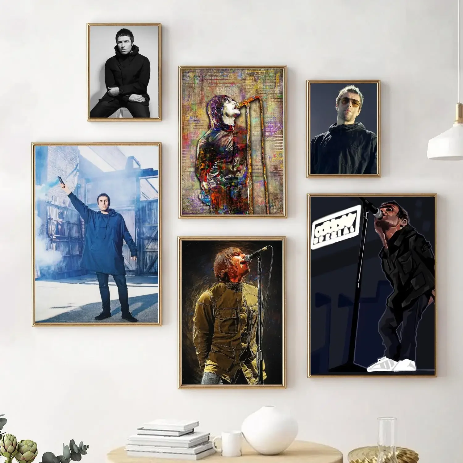 liam gallagher Poster Decorative Painting Canvas Poster Wall Art Living Room Posters Bedroom Painting