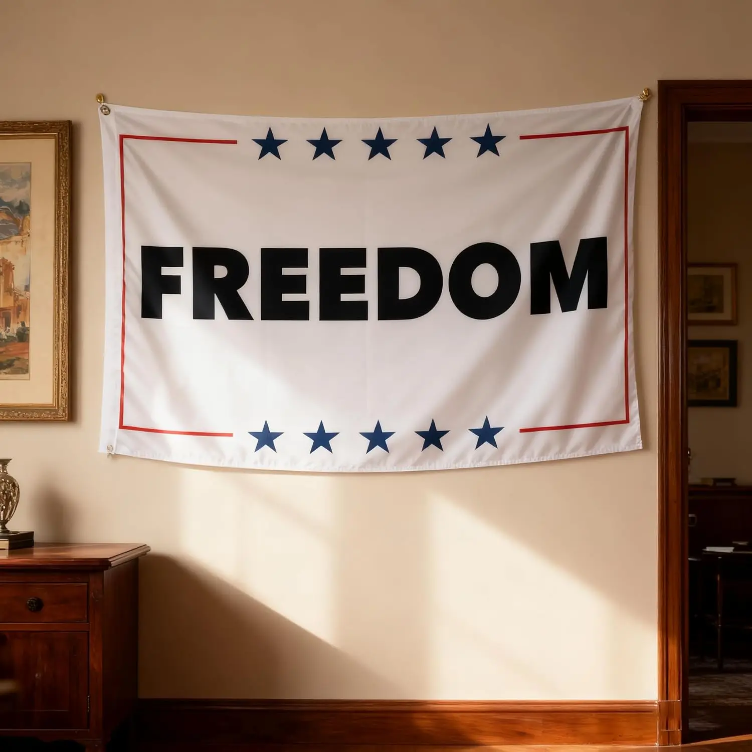 Flagicts 100% Polyester Freedom Flag