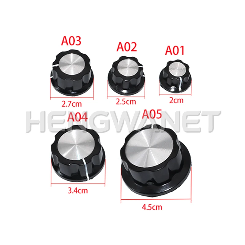 2Pcs MF-A01 MF-A02 MF-A03 MF-A04 MF-A05 Potentiometer Knob WH118/WX050 Rotary Switch Electronic