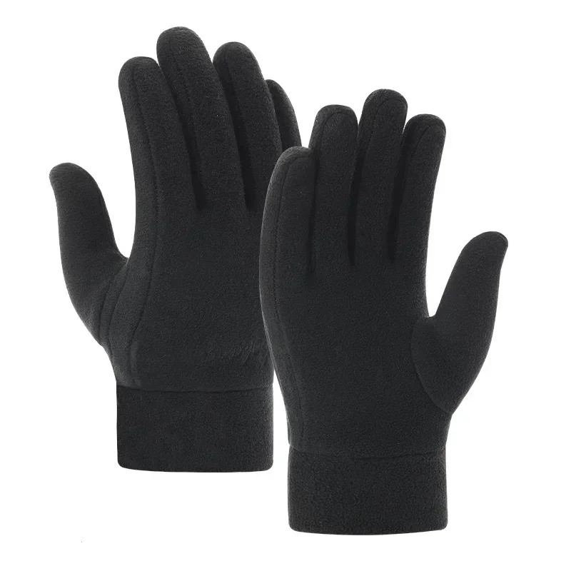 Winter Women Men Cycling Bike Thermal Fleece Gloves Cold Resistance Wind Waterproof Bicycle Warm Outdoor Running Skiing Mittens