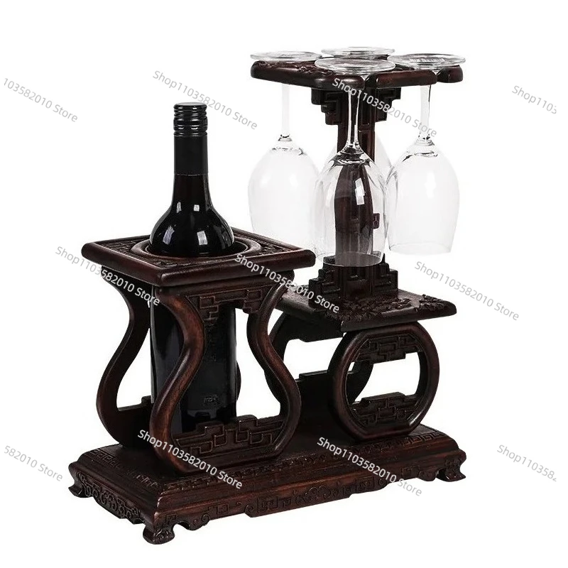 Creative European Style Goblet Holder, Wine Rack Display Stand for Living Room Bar Cabinet Ornament
