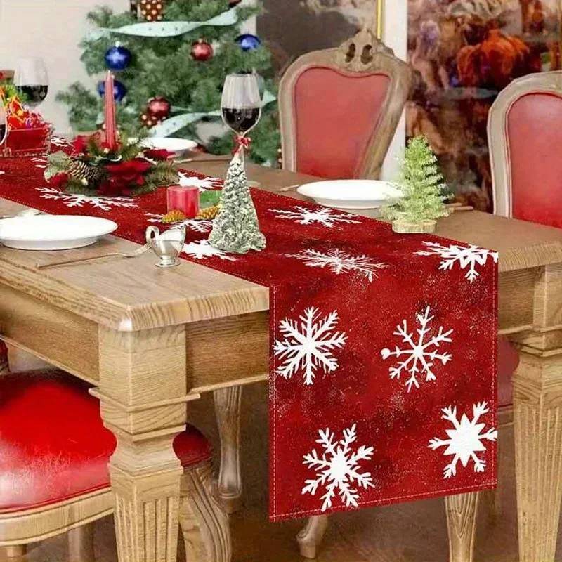Happy Sukkot Linen Table Runner Dresser Scarves Decor Etrog Lulav Sukkah Kitchen Dining Table Runner Home Party Decorations