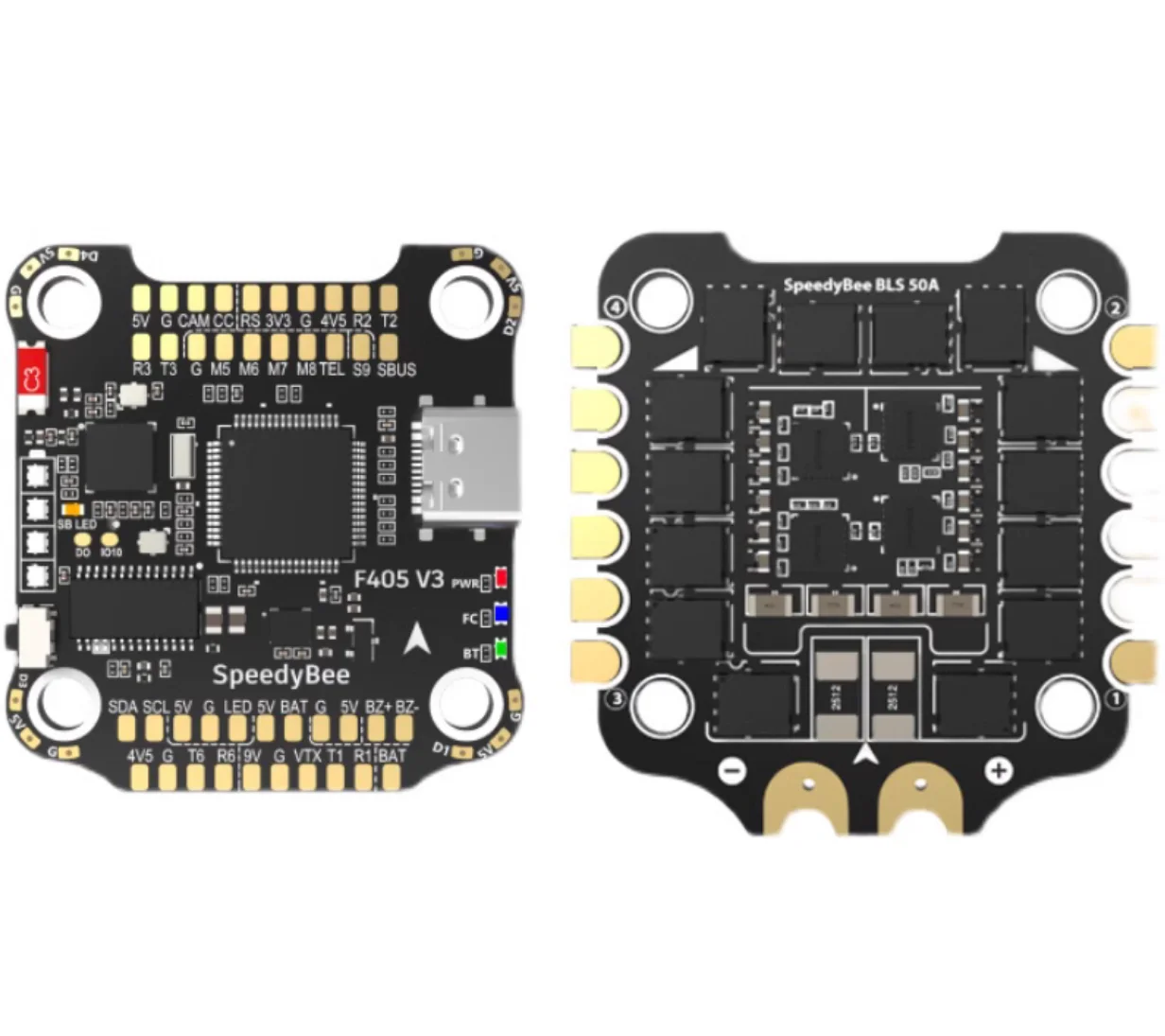 SpeedyBee F405 V3 3 - 6S FC ESC FPV Stack BMI270 F405 Flight Controller BLHELIS 50A 4in1 ESC for FPV Freestyle dr one Model