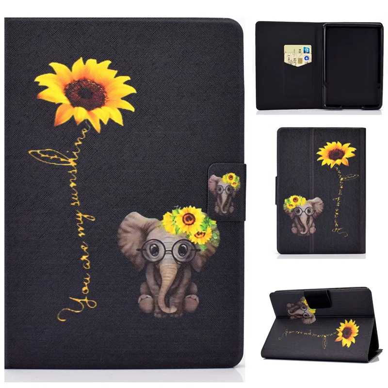Tablet Case for Ipad Mini 1.2.3.4.5 Animal Folding Smart Cover for Ipad Mini 6 2021/mini 7 2024 Folding Cover Funda Cases