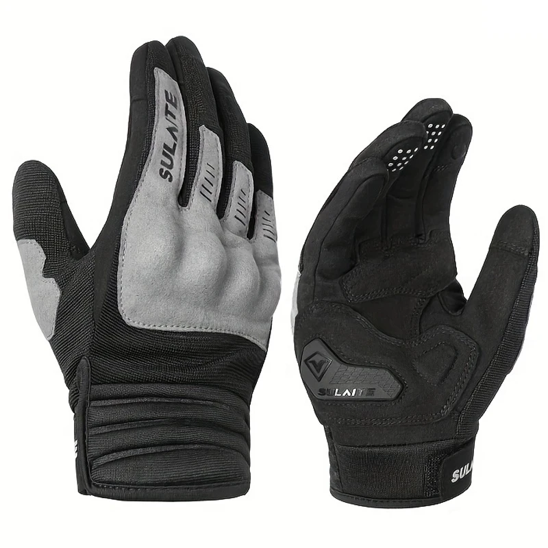

Men's Motorcycle Gloves Wear-resistant Breathable Scratch Resistant Tactical Gloves Touch Screen Full Finger Riding Gloves