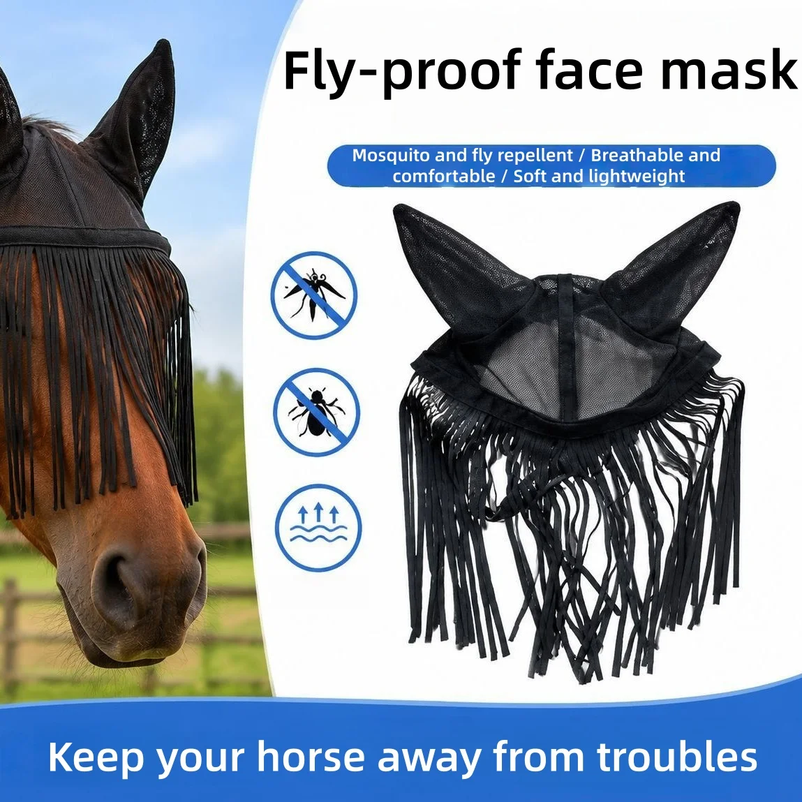 mascara-de-cavalo-respiravel-em-malha-anti-moscas-com-franjas-e-barbas-mascara-anti-mosquito-e-mosca-para-cavalos-suprimentos-equestres-de-verao