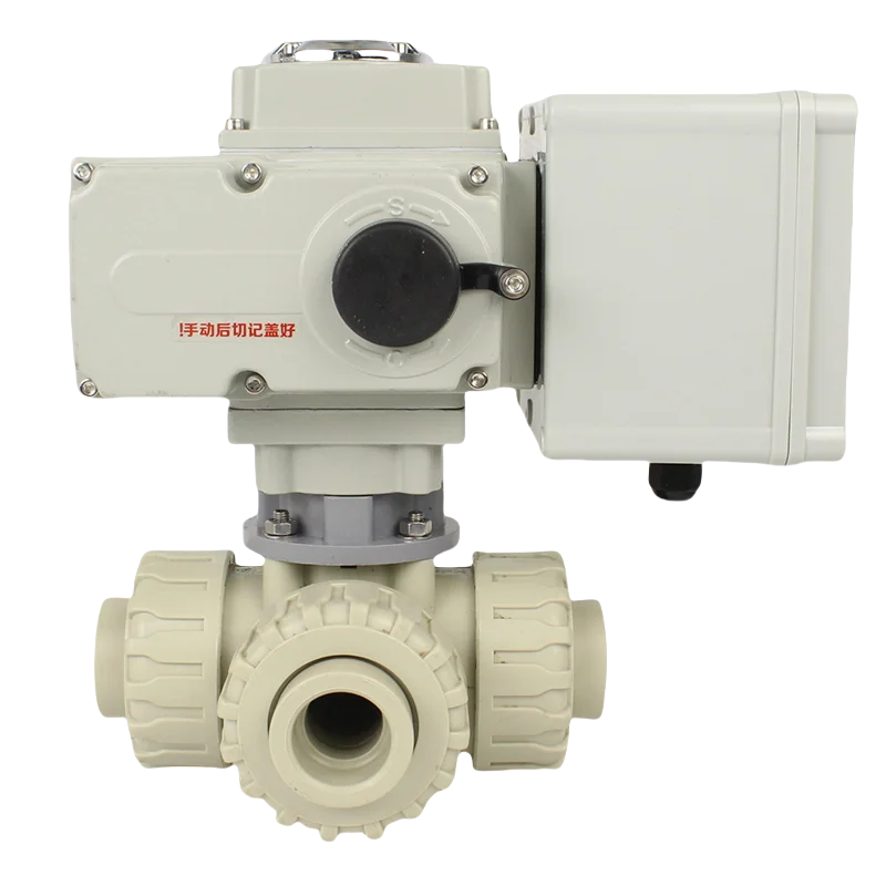 

24 В 220 В 1/2 дюйма-2 дюйма PPH моторизованный шаровой кран 3-ходовой вкл./выкл. L-типа T-типа электрический смесительный клапан тип переключателя орошения для воды