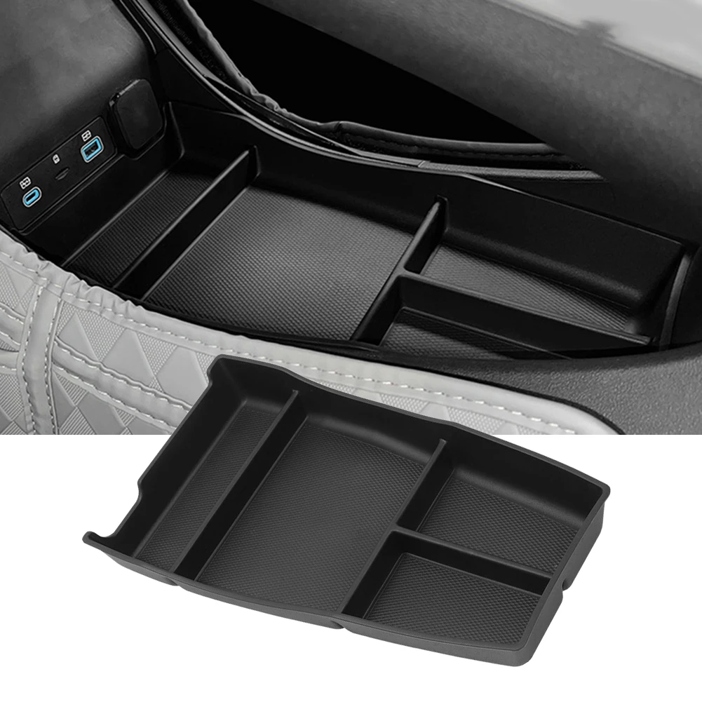 For BYD Sealion 05 EV 2025-2026 Center Console Lower Layer Armrest Storage Box Multifunctional Storage Auto Interior Parts