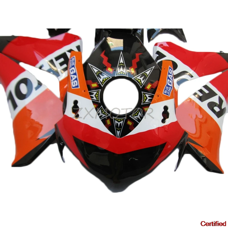 New Free Custom fairings for 08 09 10 11 HONDA CBR 1000 RR cbr1000rr 2008 2009 2010 2011 REPSOL Fairing kit YUB89