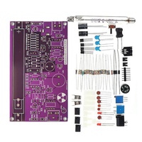 Unassembled DIY Geiger Counter Parts Kit Module Nuclear Radiation Detector with Sound and Light Alarm Function