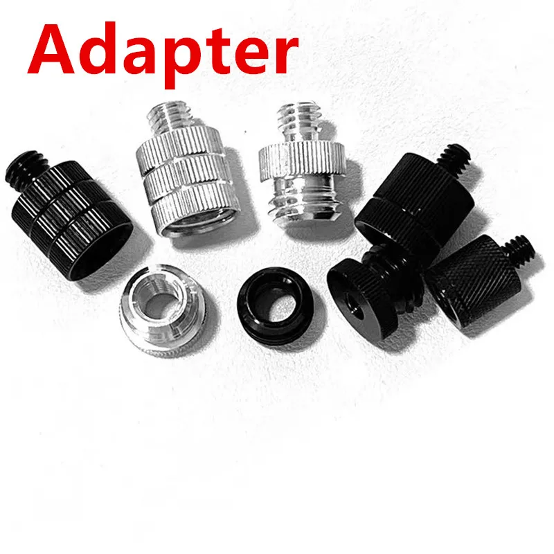 2PCS High quality lazer level tripod wall sticking instrument aluminum alloy adapter thread 5/8 turn 1/4 3/8 adapter screw