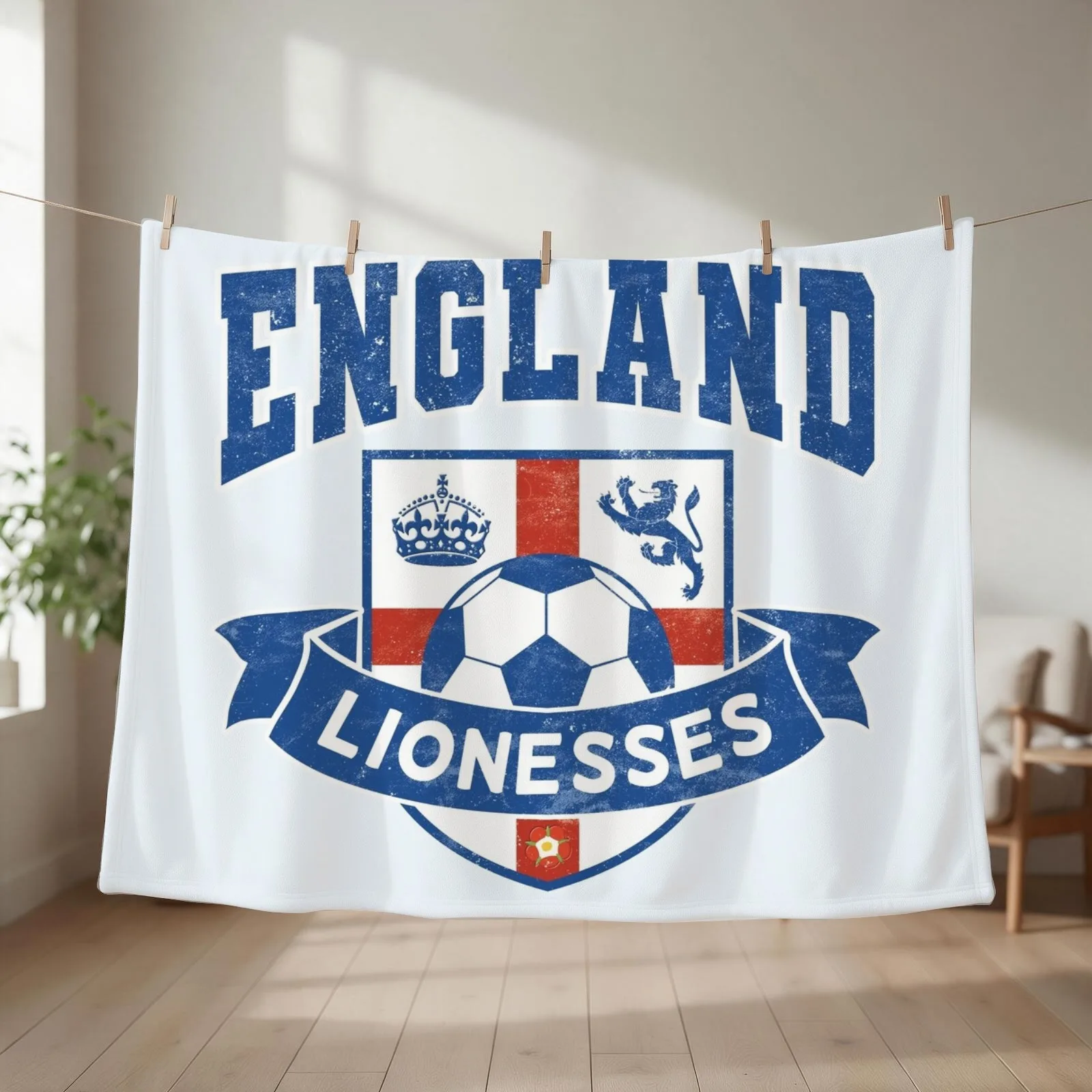 England Lionesses Football Badge (#04) Throw Blanket warm for winter Thermal Retros decorative Blankets
