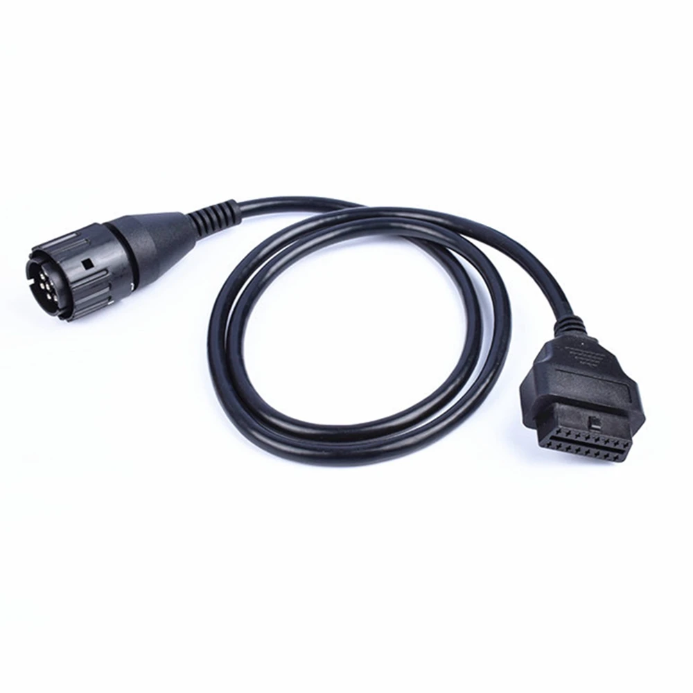 For BMW Motorcycles 10 Pin Adapter ICOM-D Cable For BMW 10Pin To 16Pin OBD2 Diagnostic Connector Motobikes OBD 2 Extension Cable