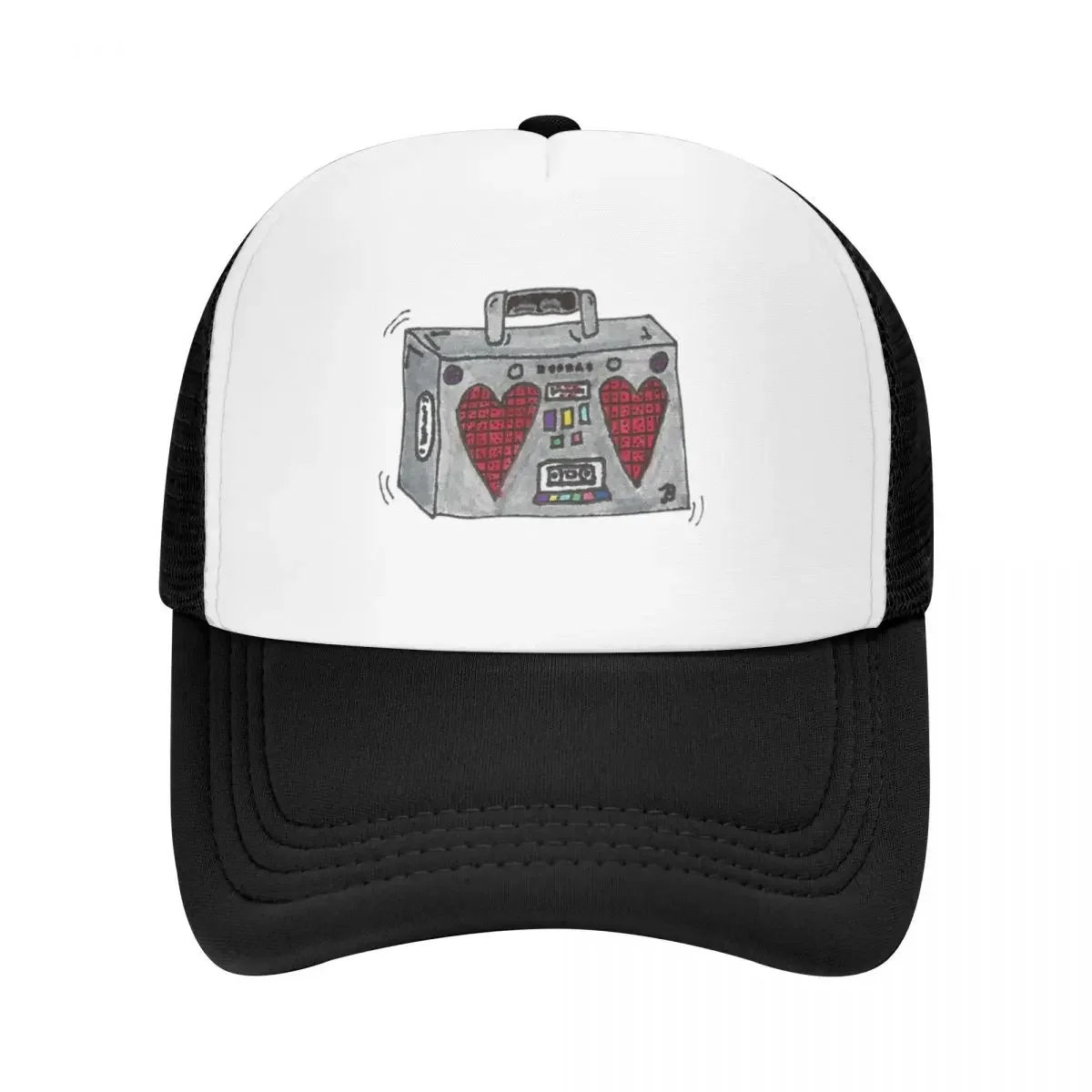 Heart Boombox Baseball Cap Luxury Brand Designer Hat dad hat Trucker Cap Caps Male Women's