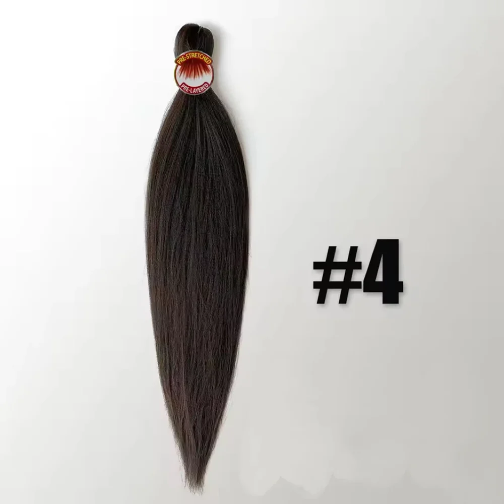 4x Sensationnel تمتد 38 بوصة جدائل شعر صناعية كانيكالون مثبطات اللهب لضفائر الصندوق والتويست للنساء #5