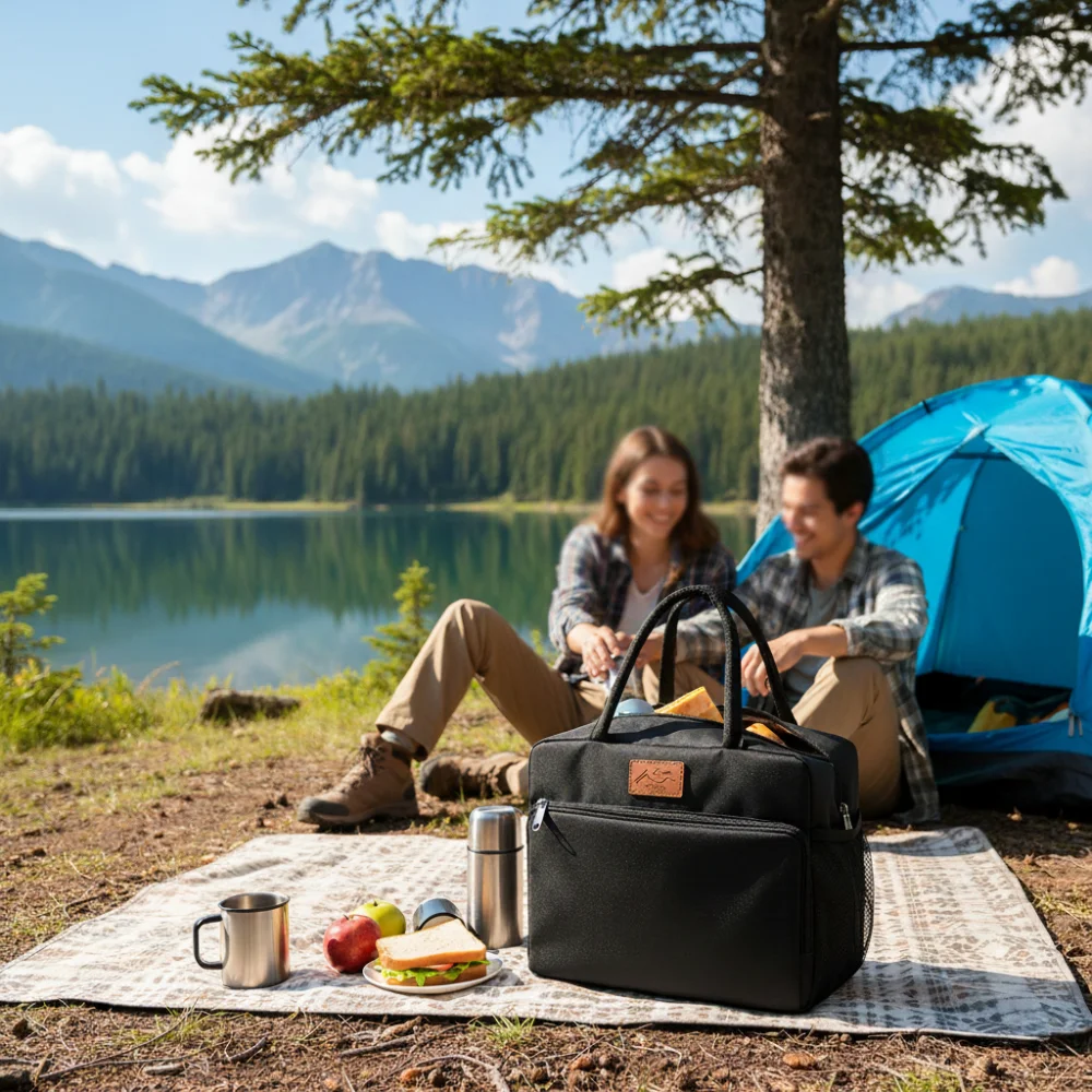 يده حقيبة معزولة مقاوم للماء الألومنيوم الطازج احباط بينتو صندوق طالب بينتو حقيبة السفر حقيبة التخزين المنزلية