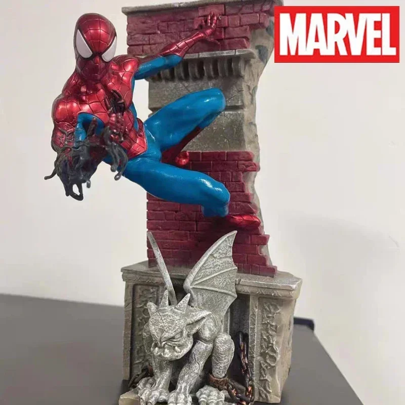 

Spider Man Action Figure Heroic Expedition Venom Spiderman Figurine Model Anime Collection Statue Room Ornament Toys Cool Gifts