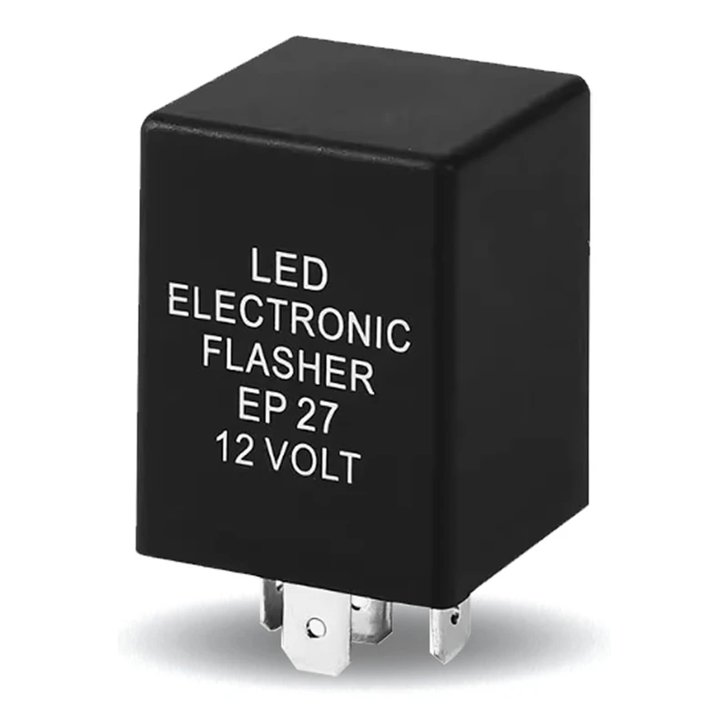 

5-Pin EP27 12V DC LED Flasher Relay Decoder Car Supplies Flash Relay For Turn Signal Light Car Accessories