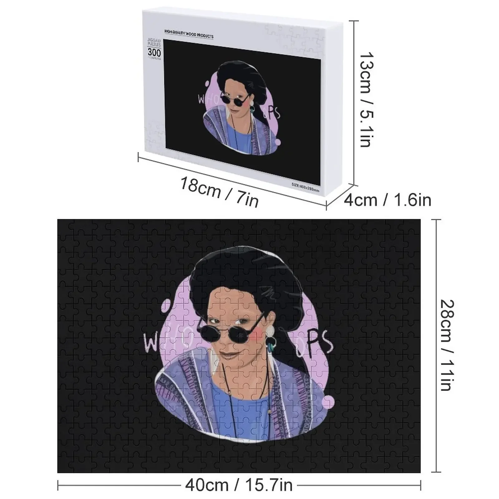 Whoopi Goldberg Jigsaw Puzzle Personalized Gift Married Christmas Toys Personalized Gift Ideas Custom Kids Toy Puzzle