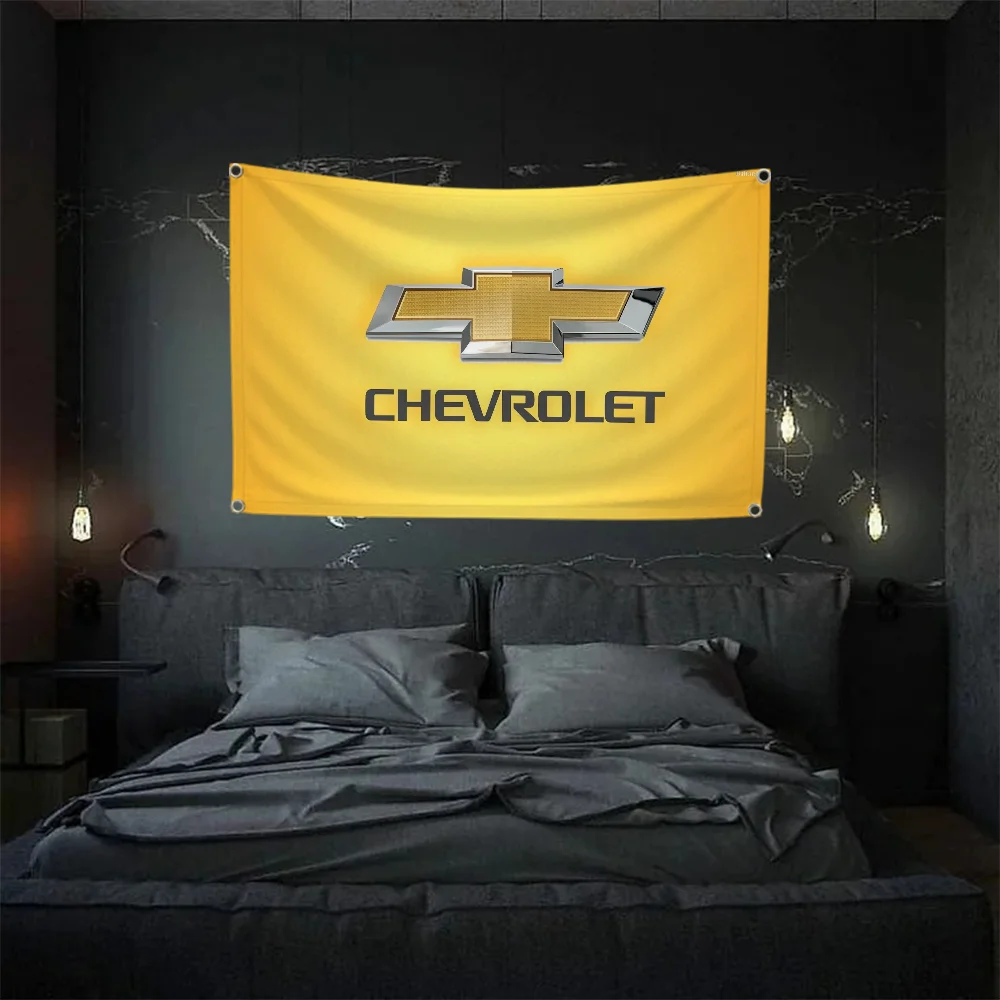 Double Penetration  Chevrolet Home Decoration Flag Flags for Bedrooms Fall Decor Personalized Items Flag to Hang Outdoor Custom