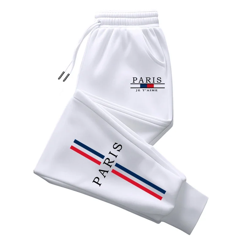 

Paris Fashion Sweatpants for Men All Season Daily Casual Sport Jogger Pants 2025 Popular Male Home Outdoor Comfort Soft Trousers