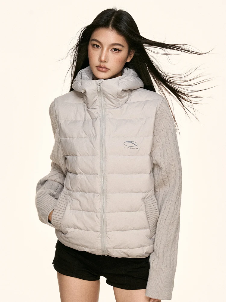 

Новая легкая теплая универсальная зимняя куртка Aaisup American Knitted Hatl для женщин: модная и стильная