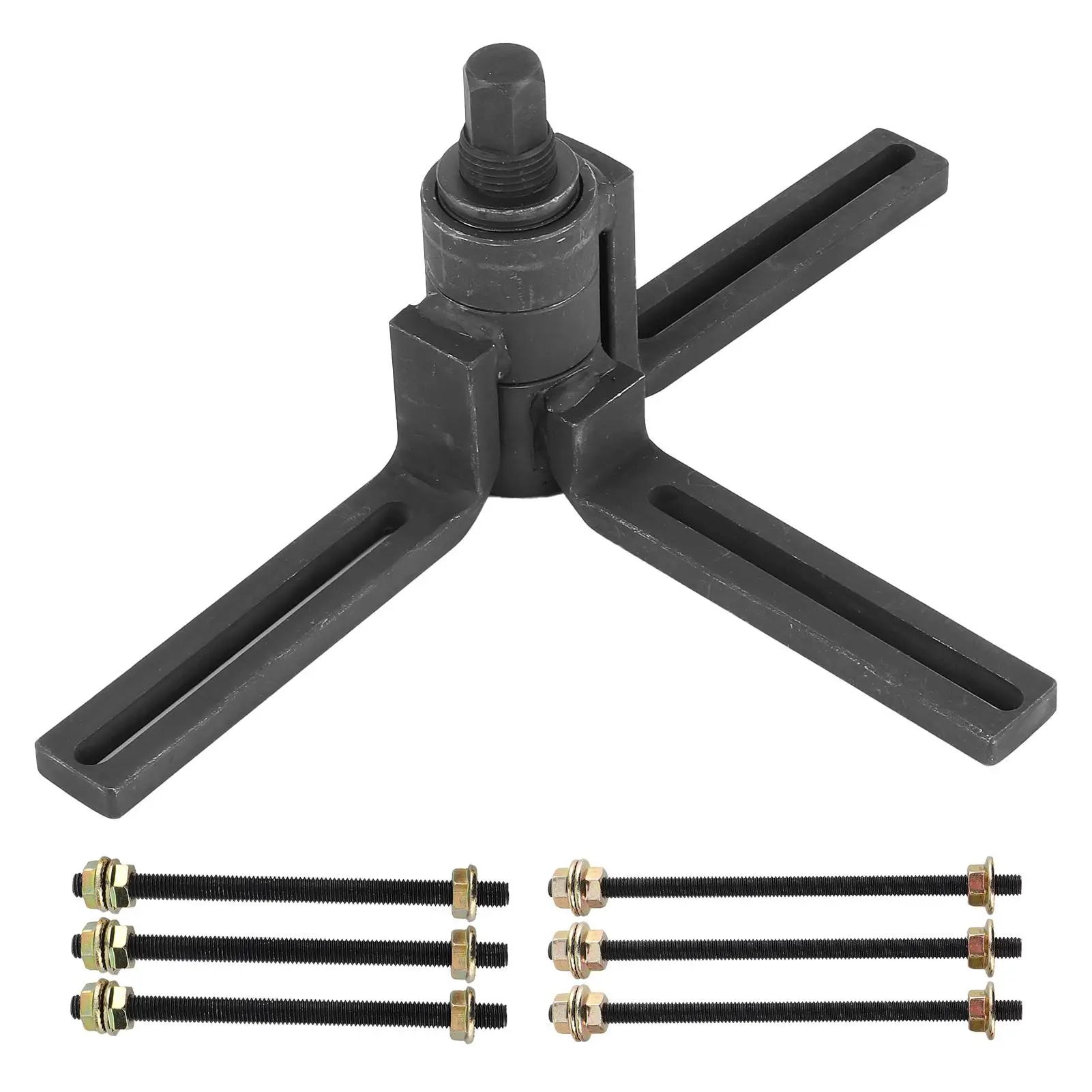 

for motorcycle Crankcase Separator Black Puller Iron Repair Tool - High Strength Adjustabl