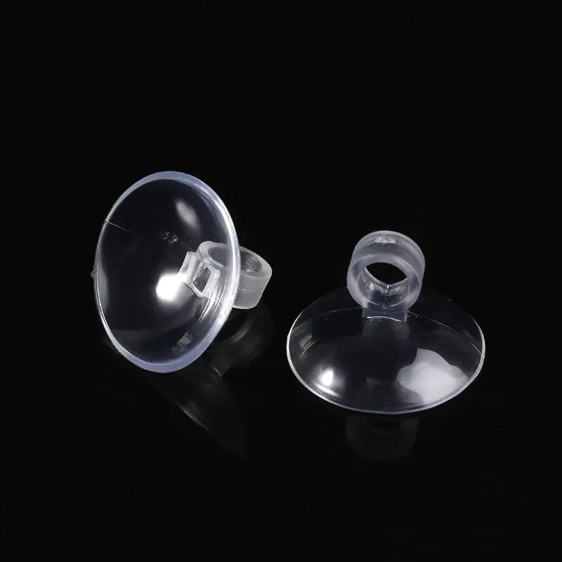 10 Pack Aquarium Transparent Suction Cup with 7mm Diameter Clip Hose Holder