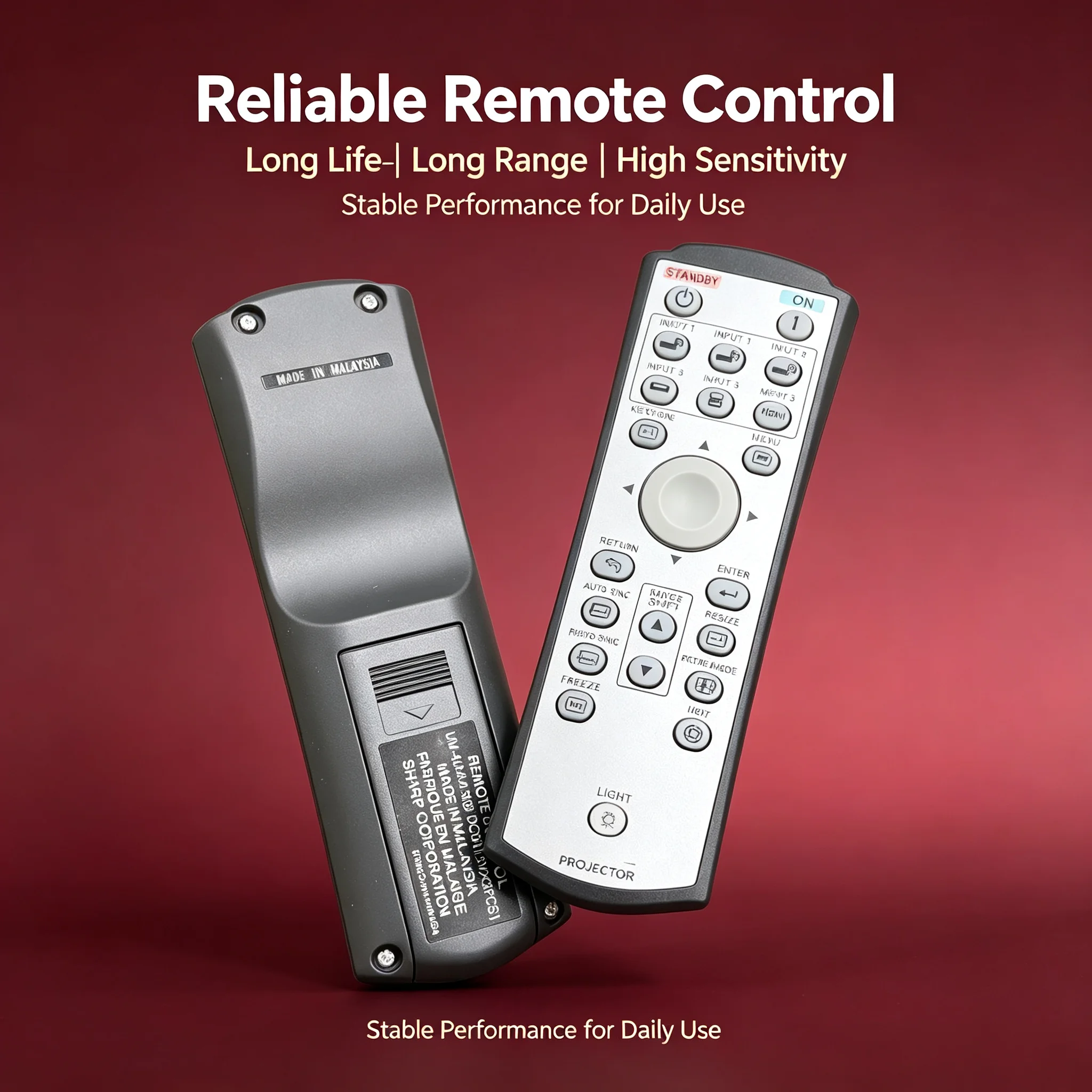 Remote Control RRMCGA444WJSA For Sharp DT-500 DT-510  XV-Z3000 XV-Z3000U XV-Z3100 DLP Projector