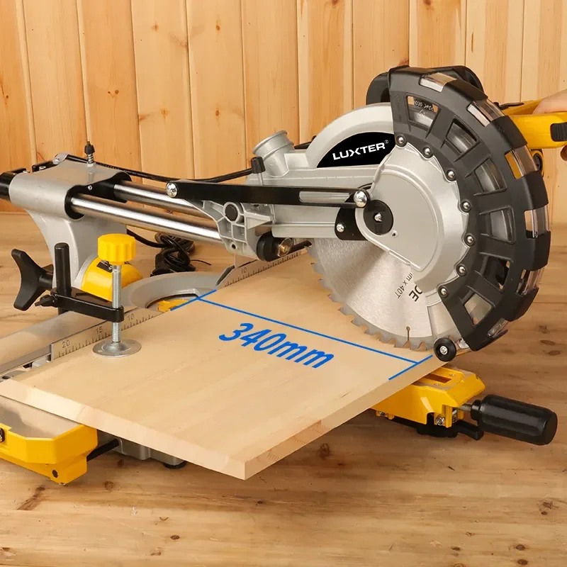 LUXTER 210mm 1700W Sliding Miter Saw Woodworking bench top Saw Power Saws